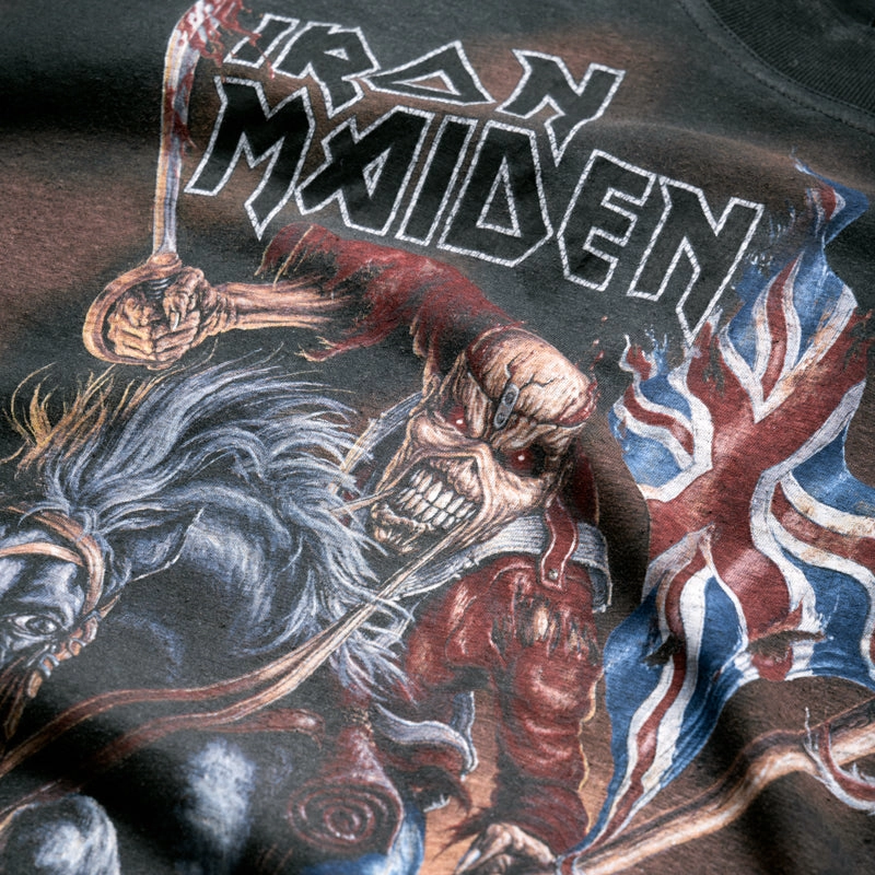 WrinkleResistant Iron Maiden x Represent Steed Tee - Stained Black