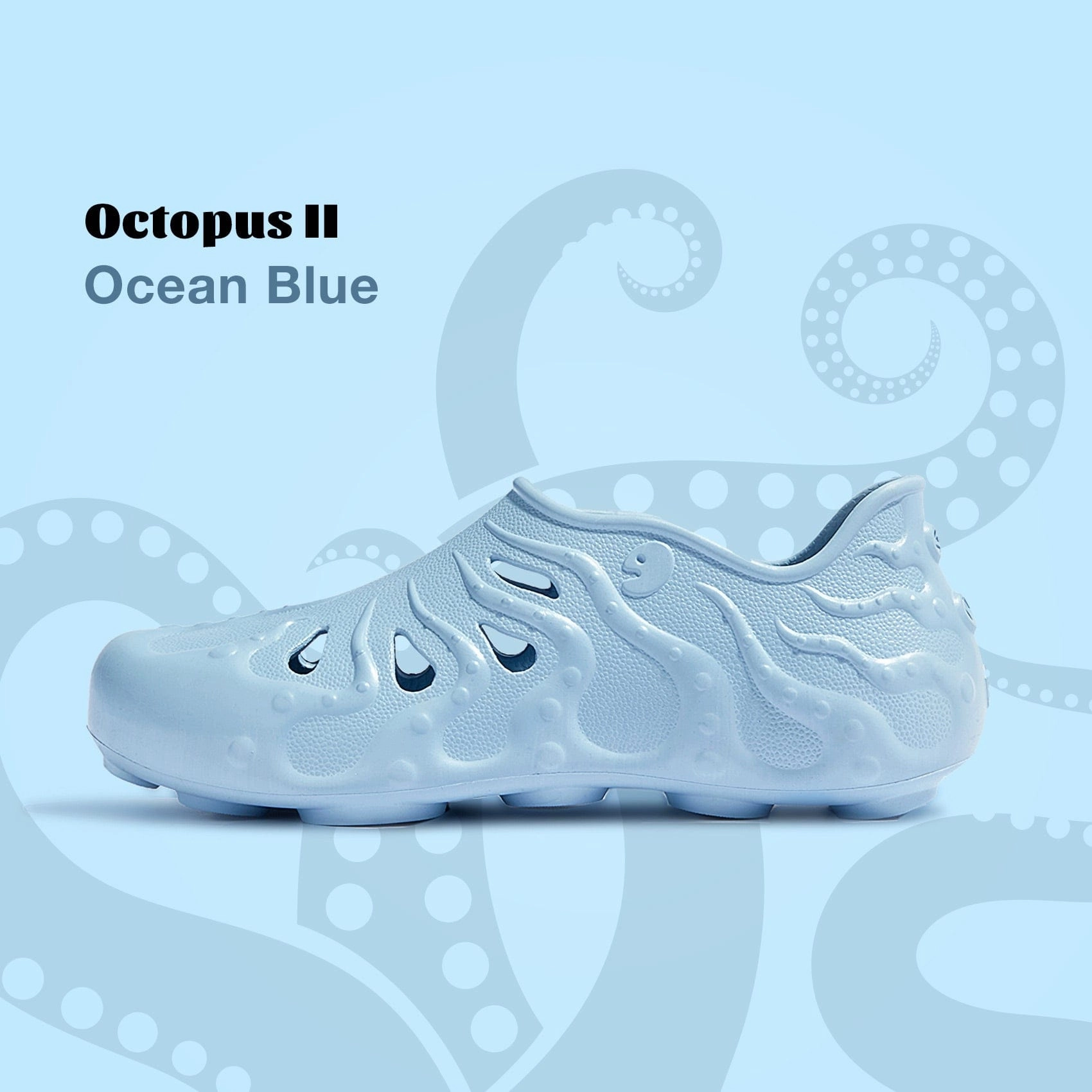 Light Travel Shoes Odor Resistant Ocean Blue Octopus II Men