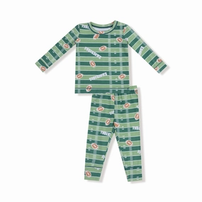 Cozy Robe Football Field - Glow in the Dark - Loungewear Set