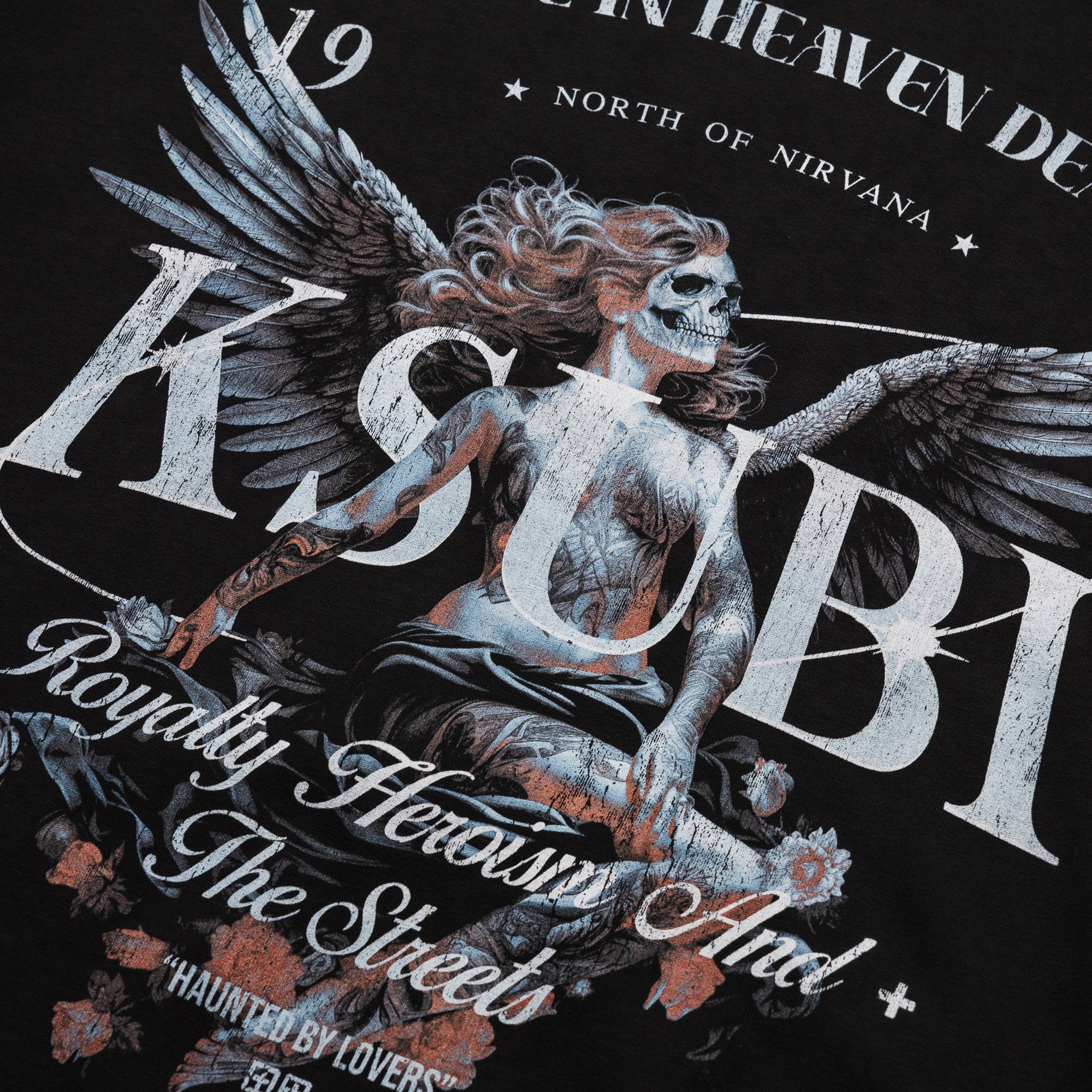 Ksubi Spirit Ekcess Tee - Acid Black Relax Vibe Seamless Design