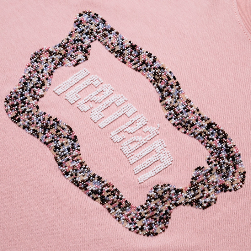 Ice Cream Flag Tee - Silver Pink clean design MoistureManagement Technology