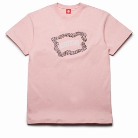 Ice Cream Flag Tee - Silver Pink Ocean Fit Ski Core