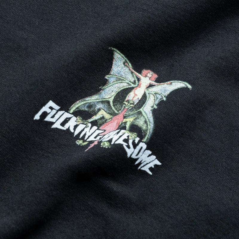 MultiFunctional Pockets Fucking Awesome Time Bandits Crewneck - Black