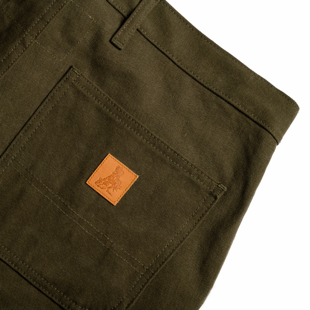 One Of These Days Double Knee Work Pant - Olive Polish Tone Shimmer Core