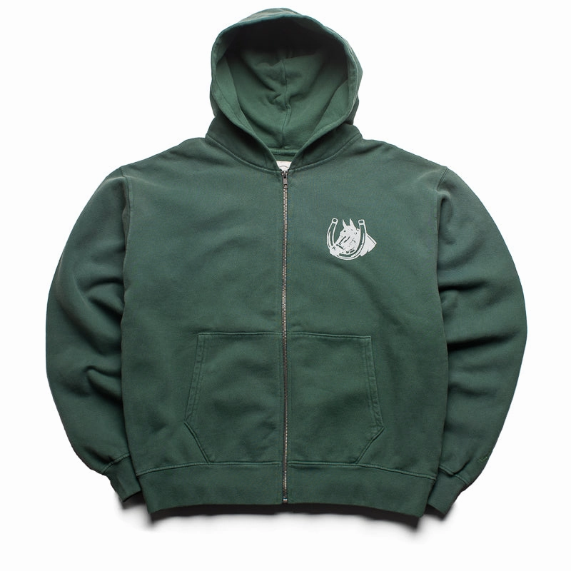 One Of These Days Valley Rider Zip Up - Forest Green Snow Ready Cozy Wrap
