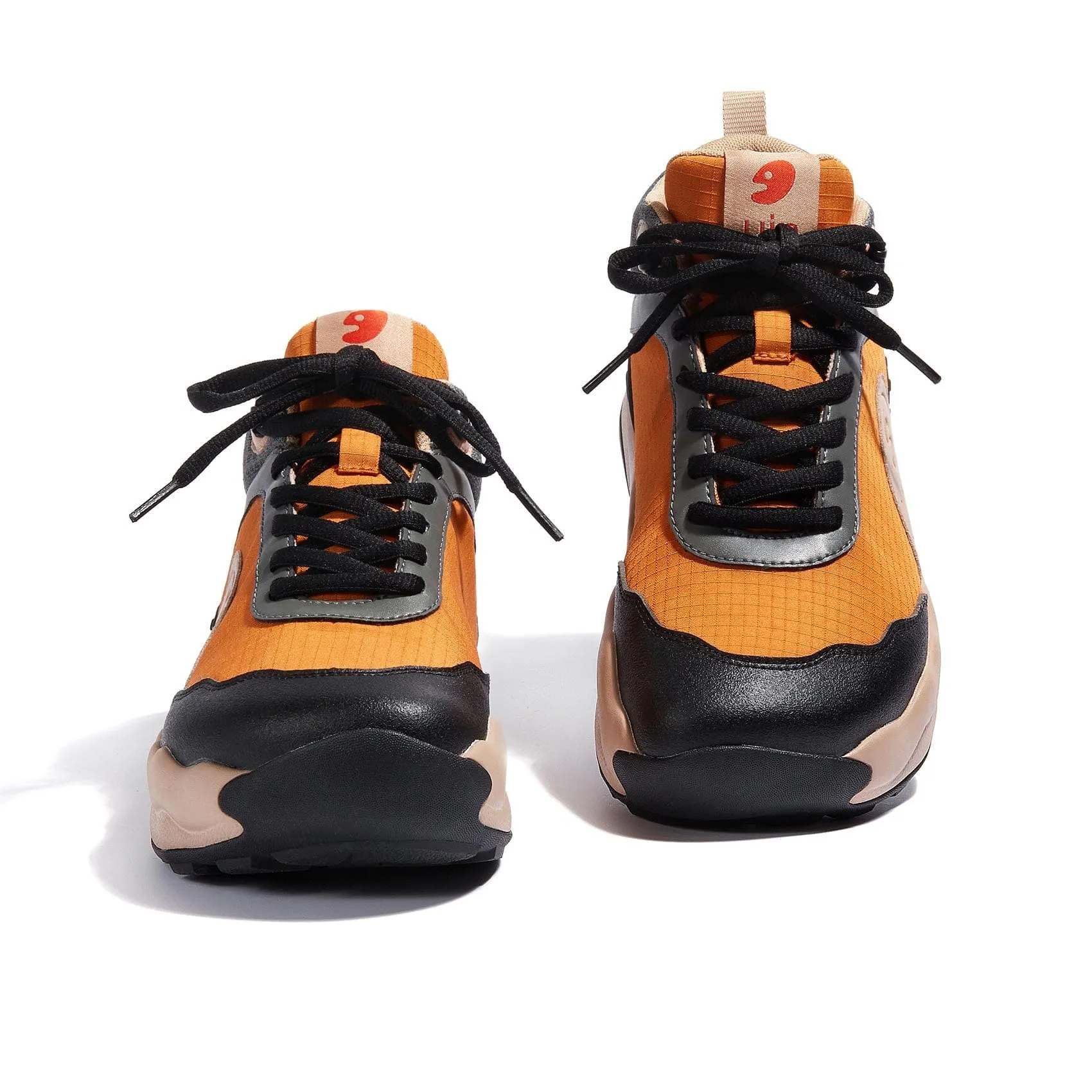 Wide fit Comfort Lining Snowy Path Orange Gray San Diego IV Women