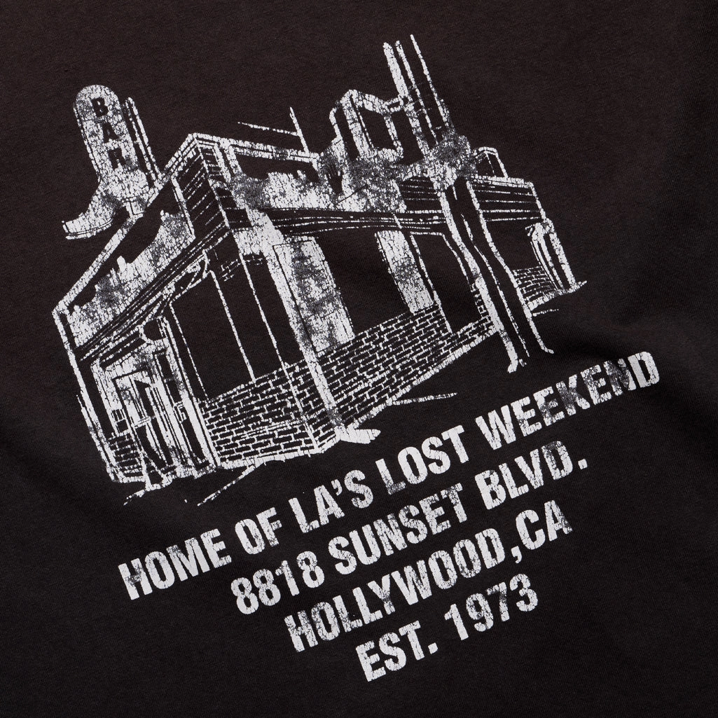 One Of These Days Lost Weekend Bar Tee - Black Perfect Design Fun Style