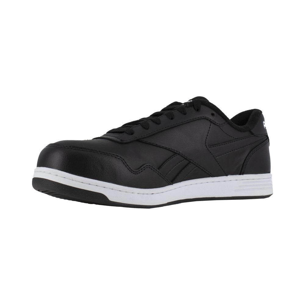 Reebok Women's Club Memt Classic Work Sneaker Composite Toe Rb157 In Black And White All Terrain Protection Wear resistant