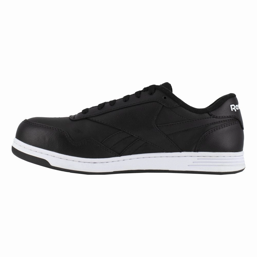 Waterproof Protective Gear Reebok Women's Club Memt Classic Work Sneaker Composite Toe Rb157 In Black And White
