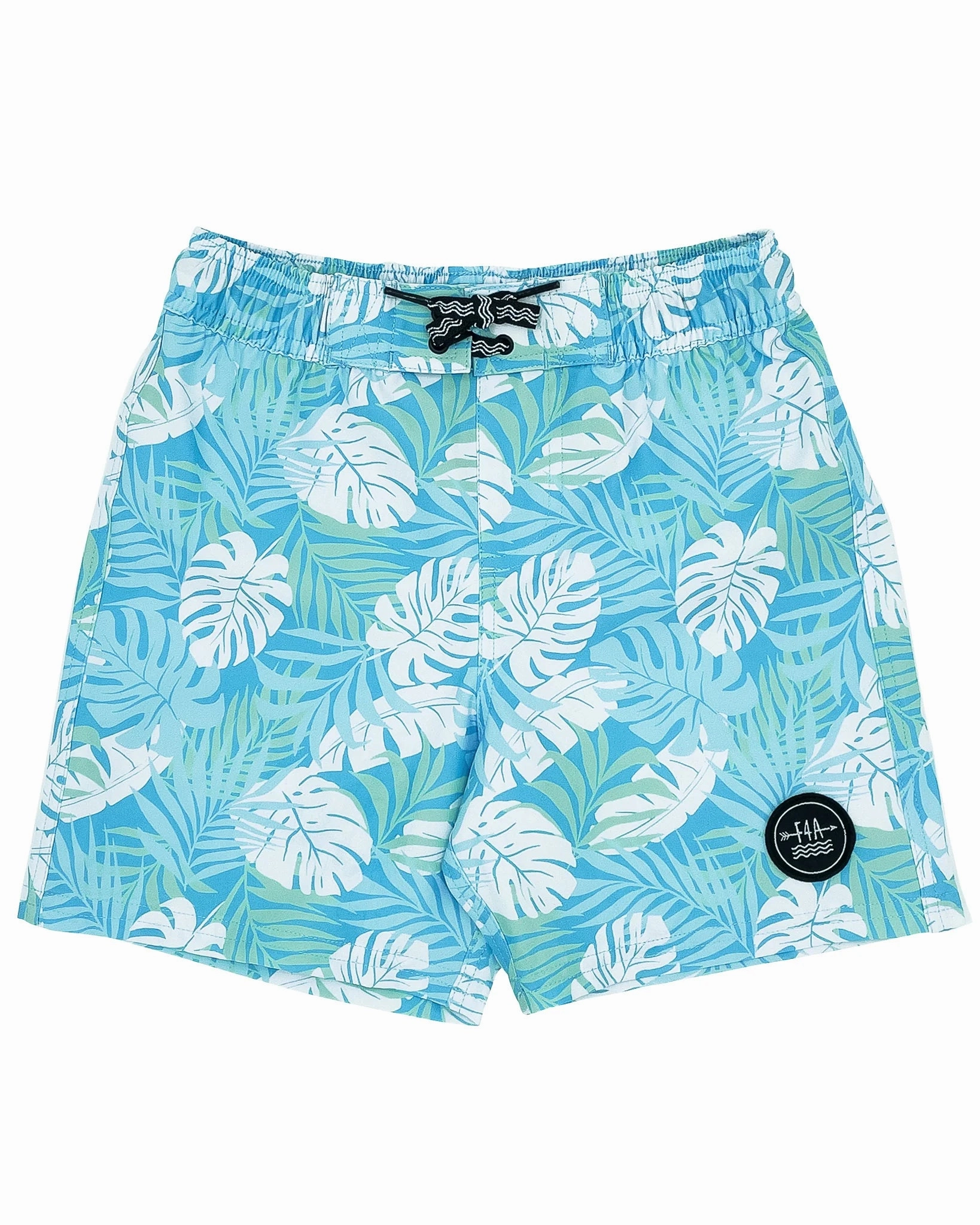 Utility Mode Chic Skirt Paradise Palm Board Short - Blue Grotto