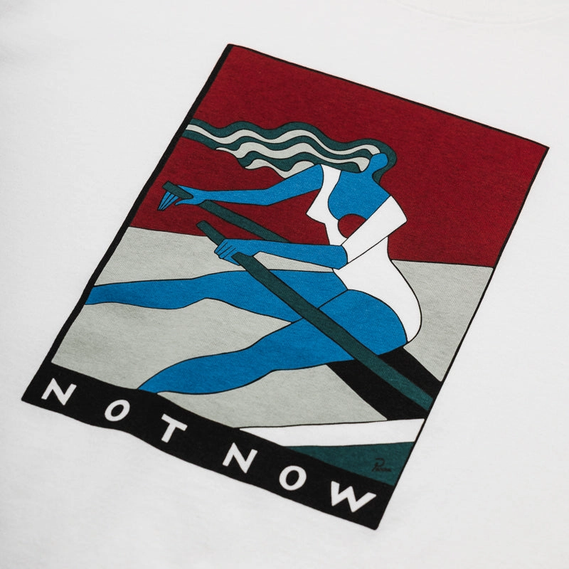 Parra Into Nowhere Tee - White Reinforced Stitching