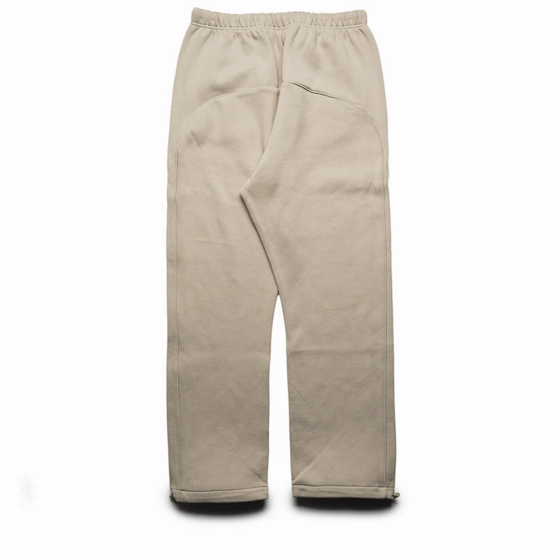 Fear Of God Essentials Relaxed Fleece Sweatpants With Piping - Abbey Stone SmoothEdgeTrim CompressionFreeCuffs
