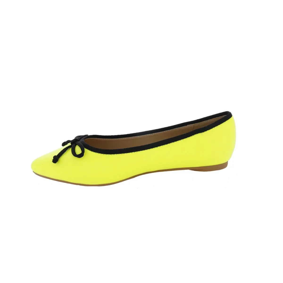 Fast Power Penny Loves Kenny Attack Women Flats Slip-on Shoe In Yellow Neon Synthetic