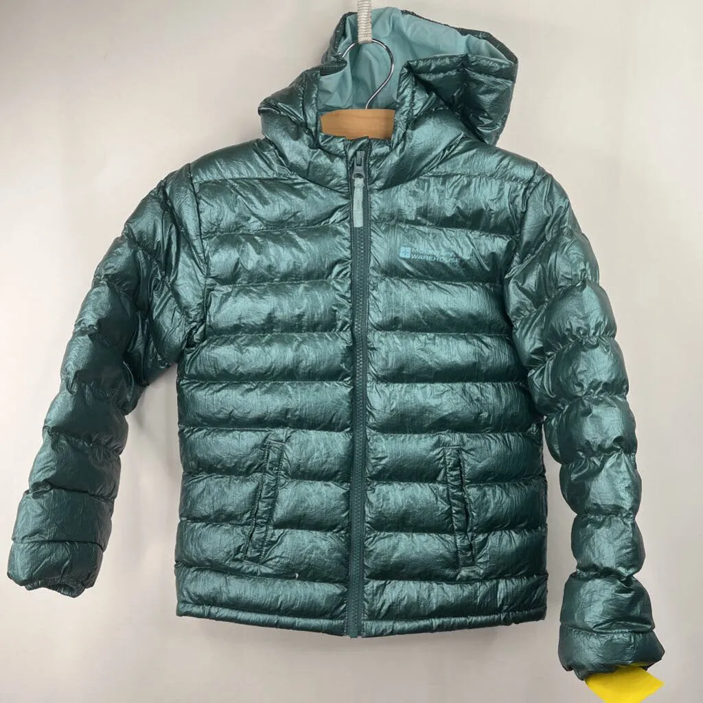 Size 5-6: Mountain Warehouse Green Puffy Winter Coat Transition Wear Comfy Fit