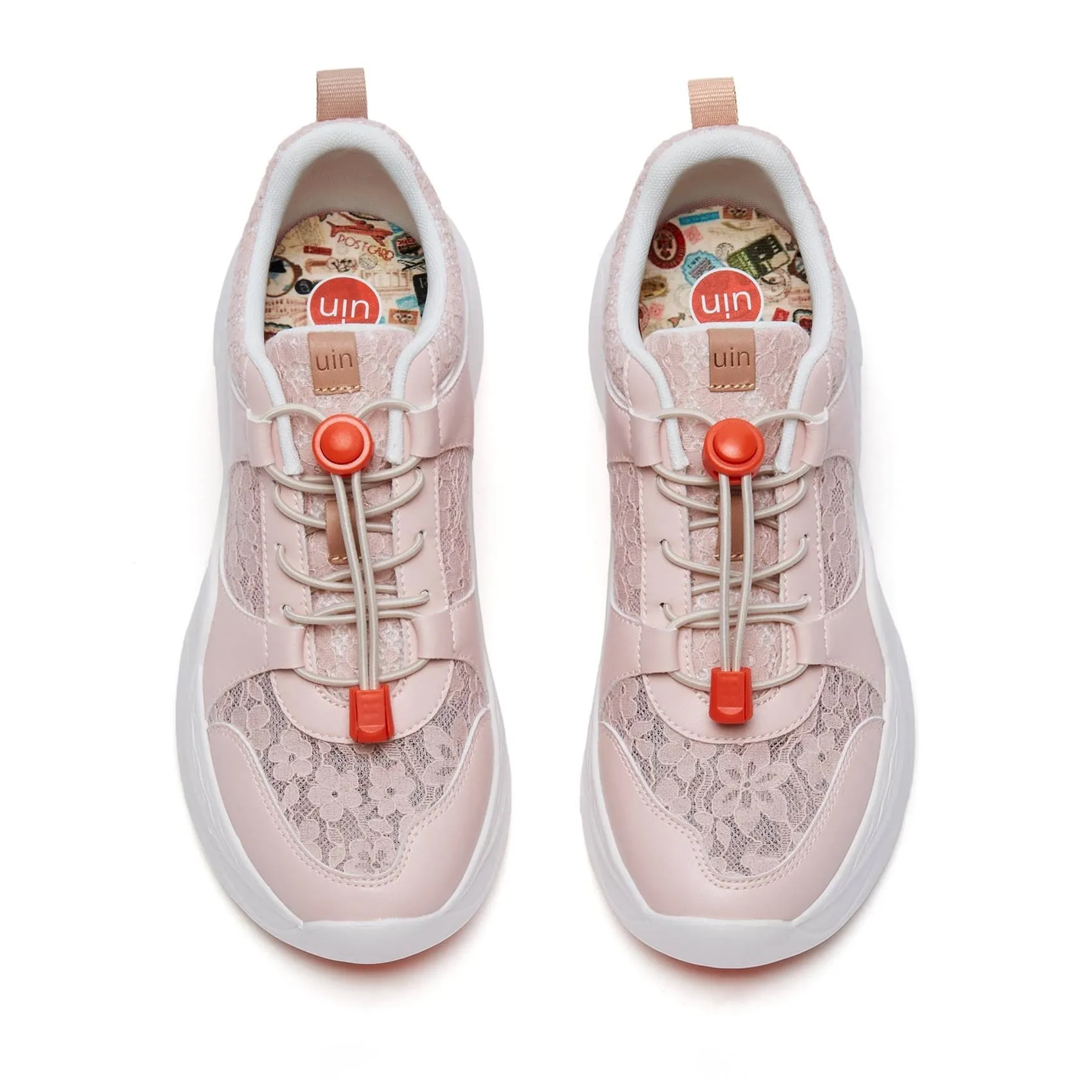 Pink Lace Palma I Women Walk Routine Core Fit