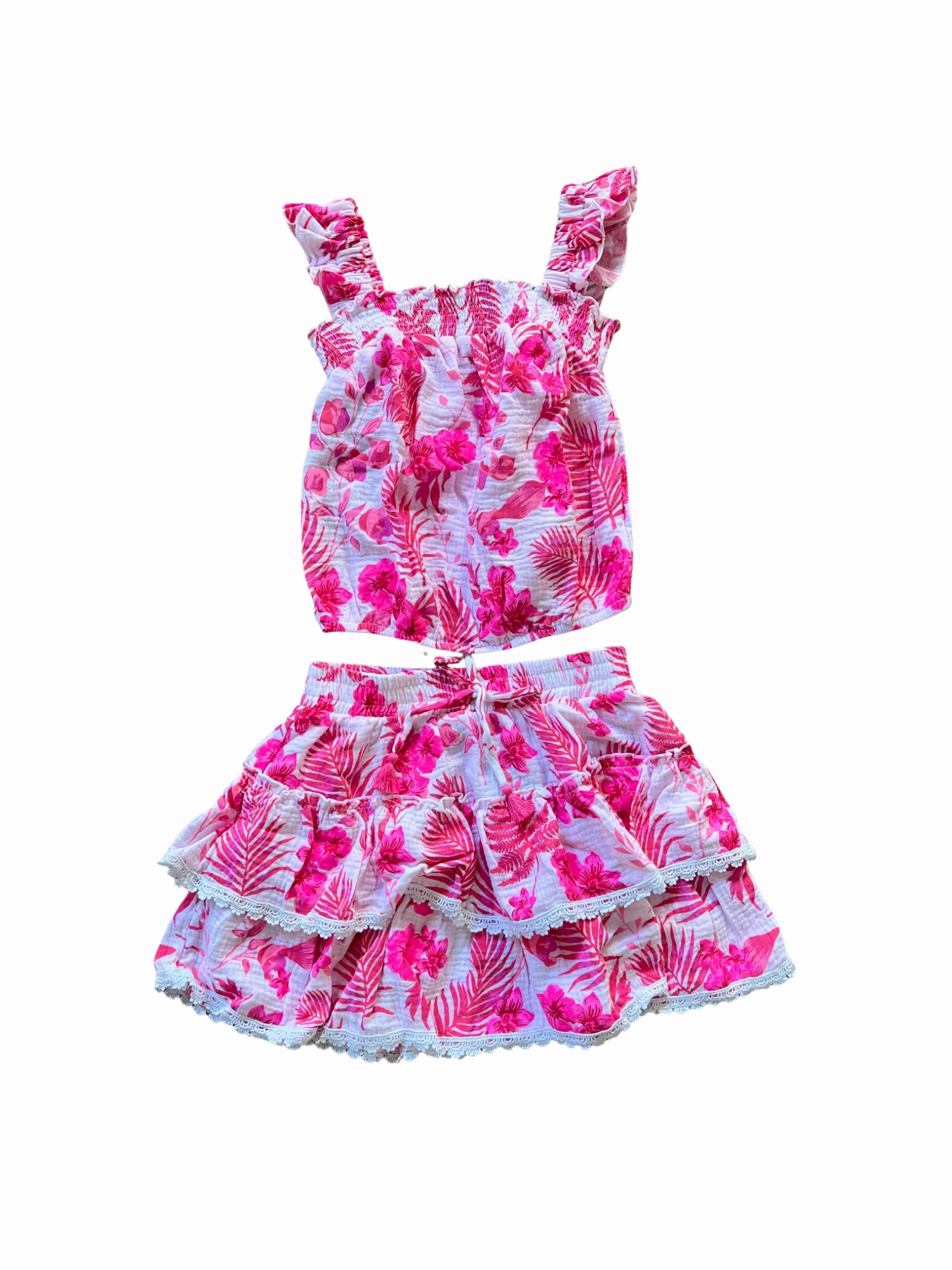 Energy Ease Pink Hawaiian Top