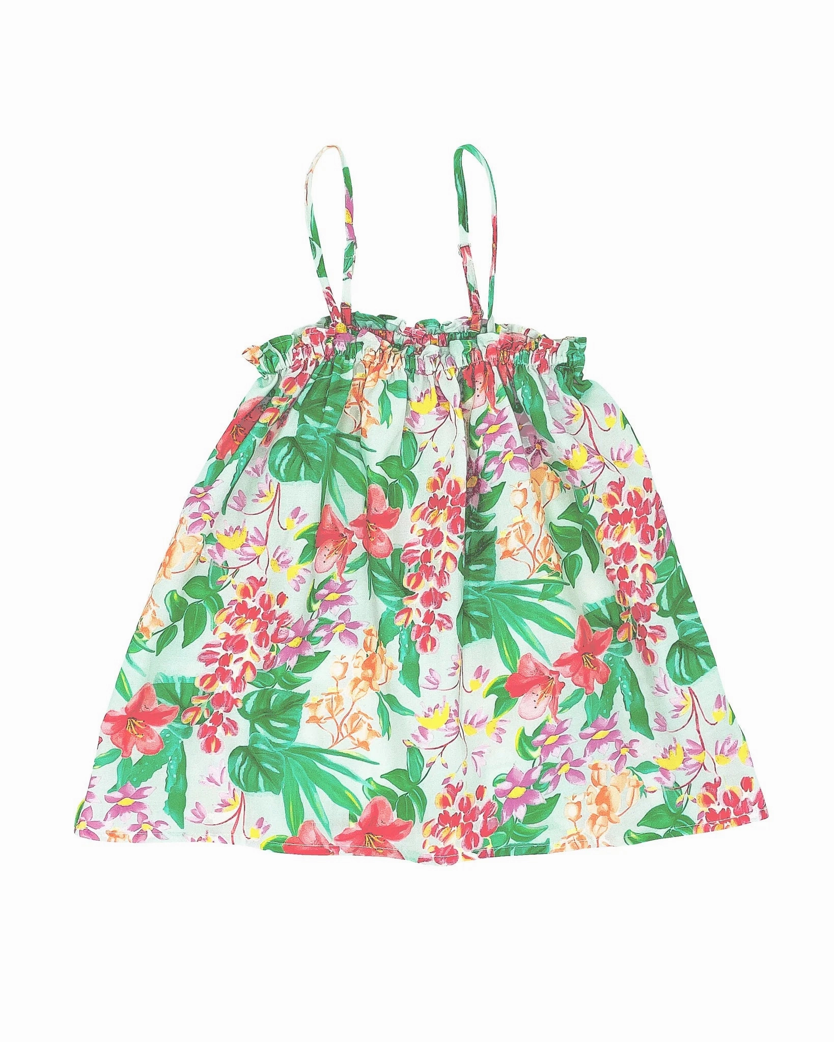 Team Edge Piper Tank Top - White Floral