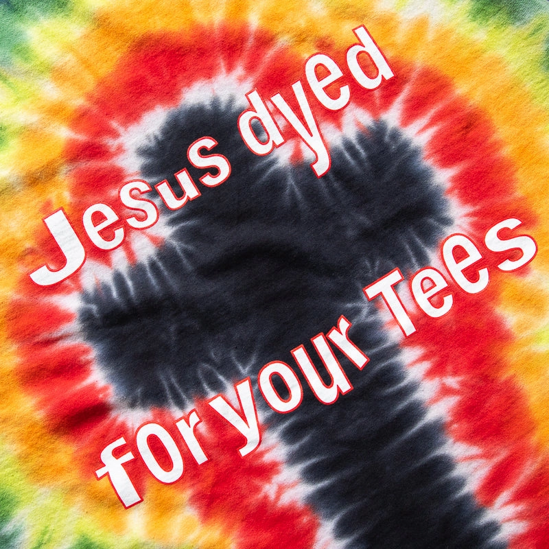 Pleasures Dyed Tee - Hippie Feather Glow