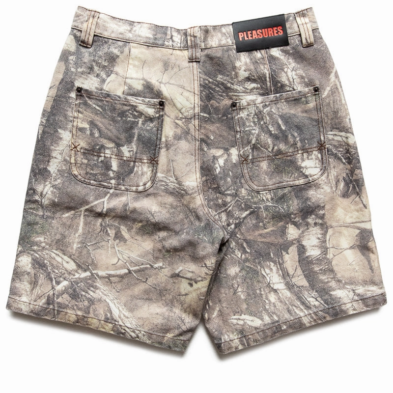 Pleasures Hunt Canvas Jorts - Sand Camo Coastal Chic