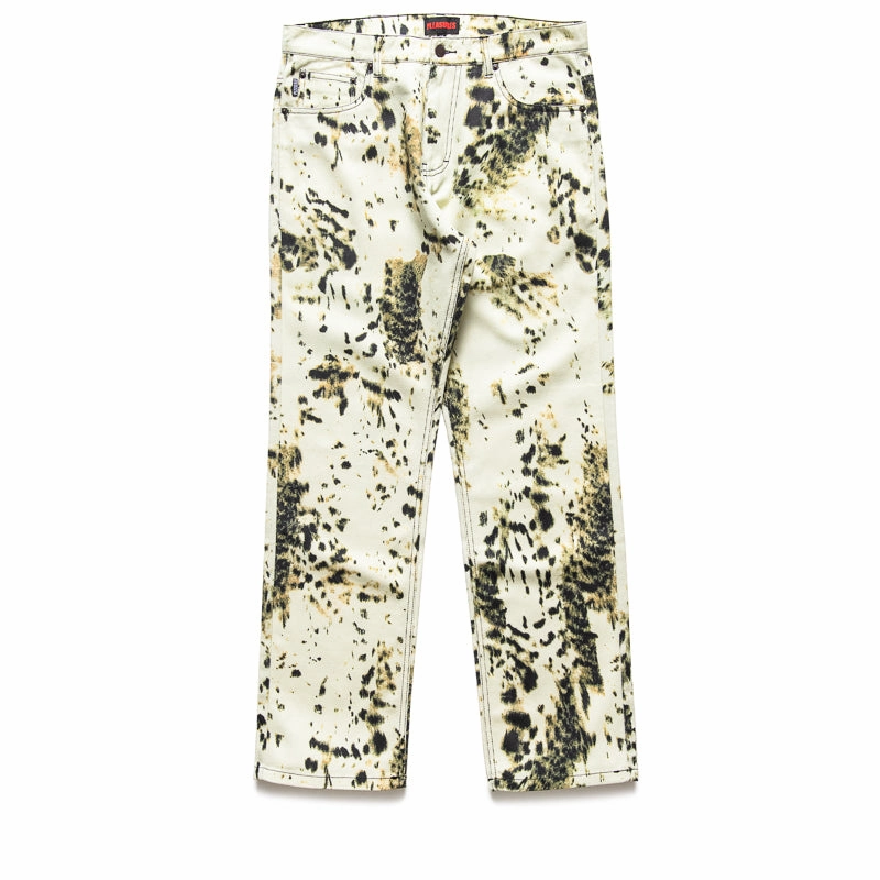 Pleasures Ink Straight Leg Pants - Ecru CompressionFreeCuffs