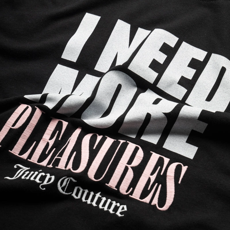 Pleasures Juicy Pleasures Heavyweight Tee - Black Stretchable Material Active Look