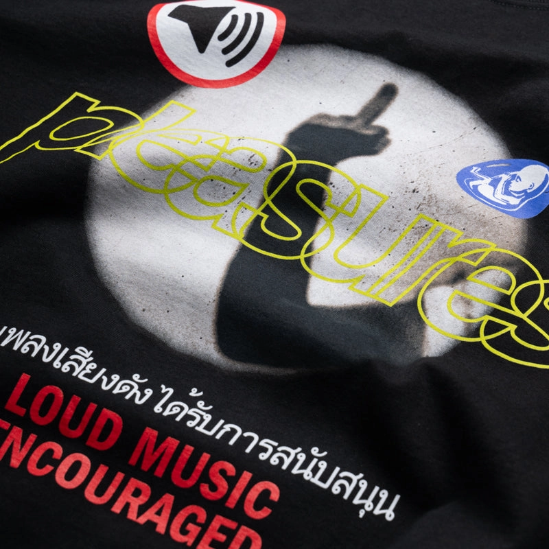 spring fresh Winter Fit Pleasures Loud Music Tee - Black