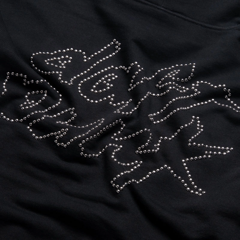 Pleasures Lucky Studded Hoodie - Black Chic Design
