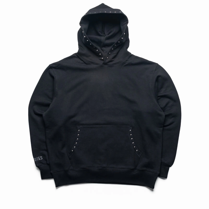 Pleasures Lucky Studded Hoodie - Black American Ease