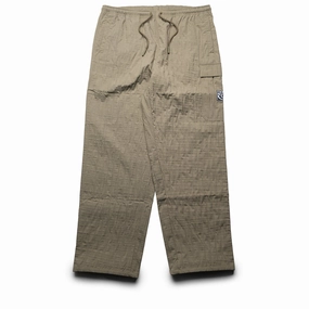 Pleasures Rescue Pleated Cargo Pants - Olive Vital Core