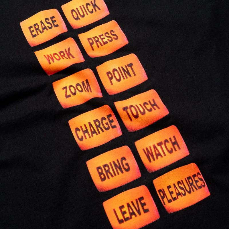 Pleasures Technologic Tee - Black Vented Panels