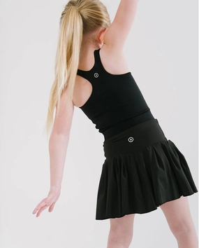 Focus Fit Pleated Court Skort - Black