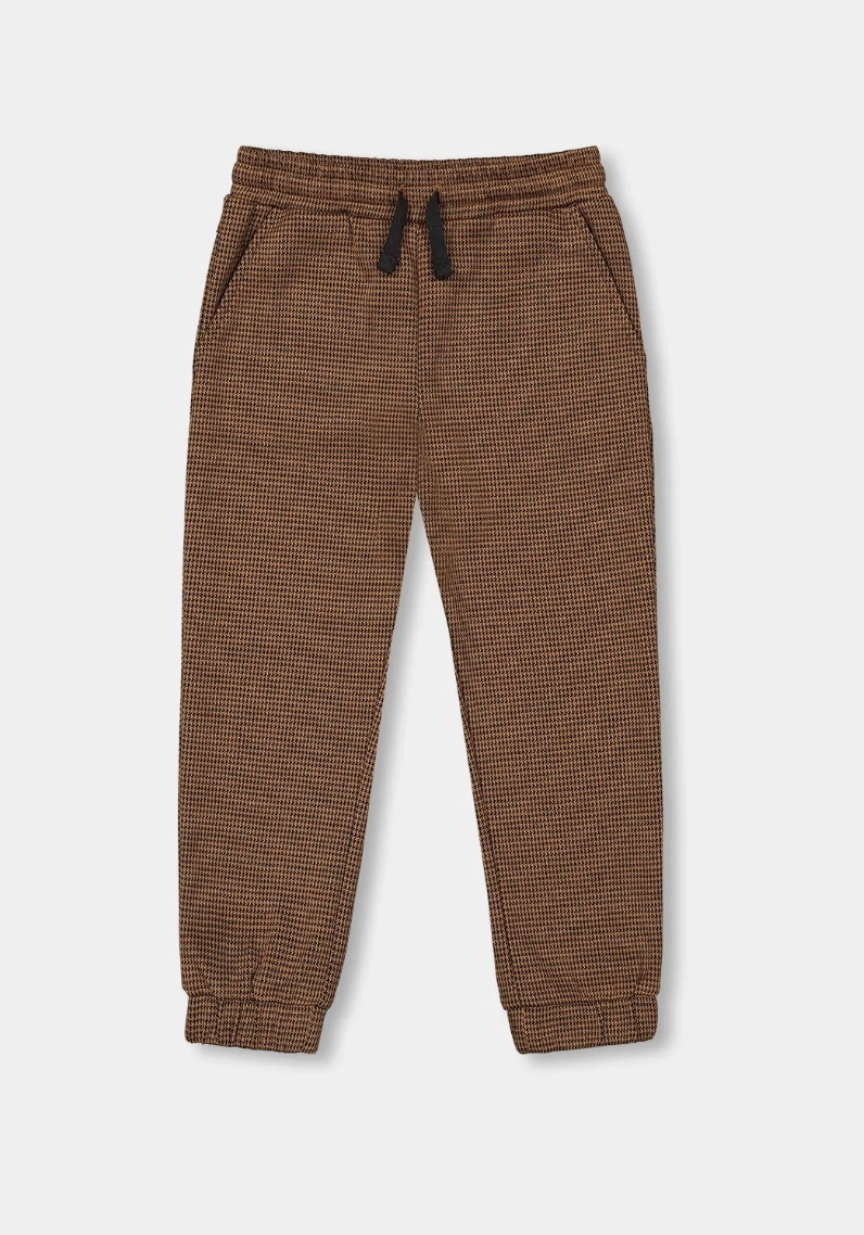 Jacquard Jogger w/Pockets - Houndstood Pure Core
