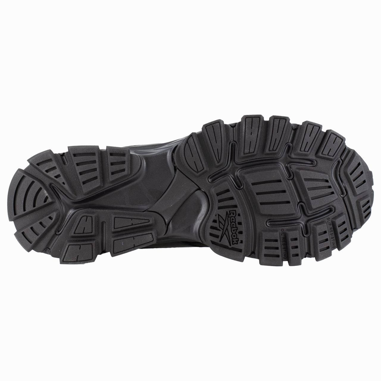 Reebok Work Hyperium Tactical RB6650 Men's 6" Trail Running Tactical Boot In Black Carbon Fiber Stability Frame