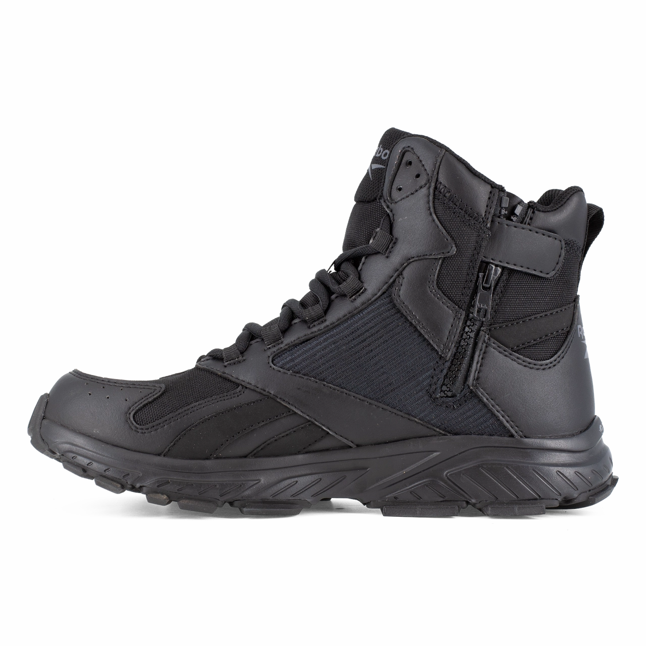 mountain climbing shoes performance trail sneakers Reebok Work Hyperium Tactical RB6650 Men's 6" Trail Running Tactical Boot In Black