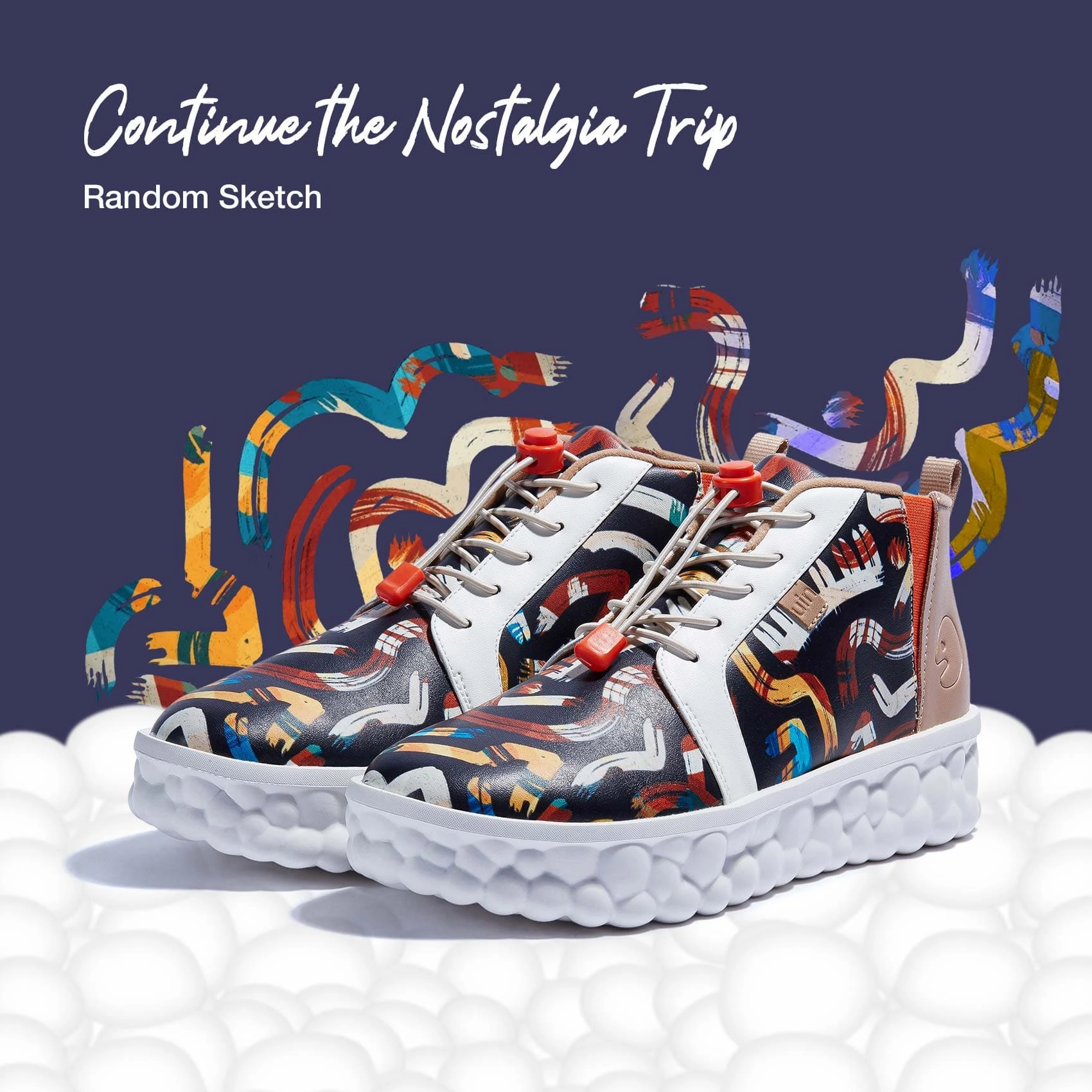 Random Sketch Las Ramblas VIII Men Thermal Core Cold Weather Commuter