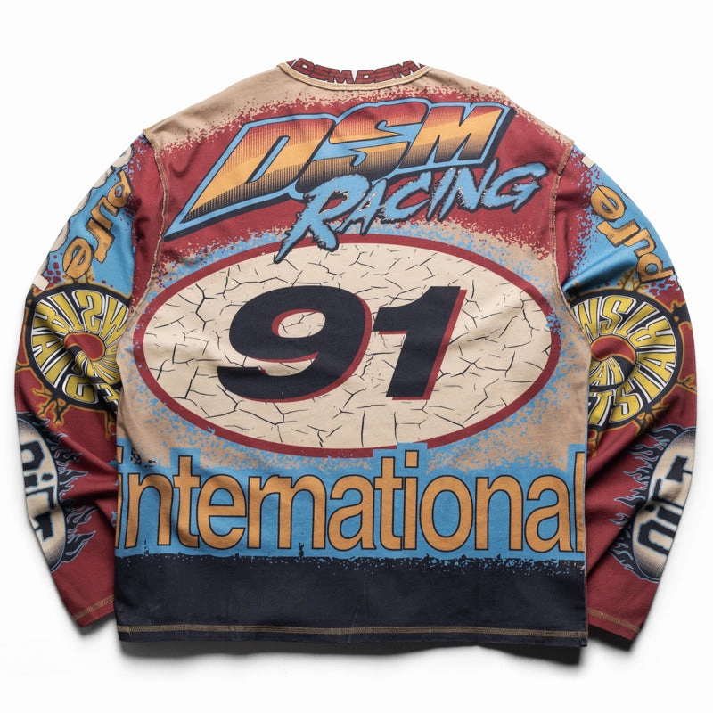 Diet Starts Monday MX Racing Jersey - Tan/Blue FrictionResistantFabric