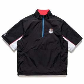 Malbon Golf x Santa Cruz Pine Windshirt - Black Cultural Fit
