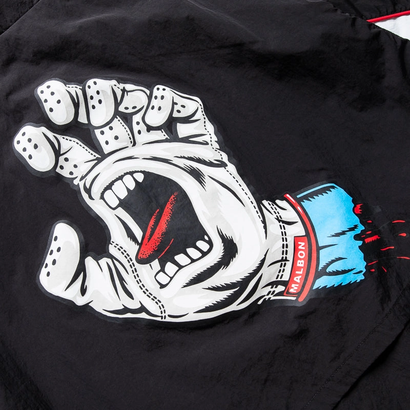 Sustain Glow Summer Ready Malbon Golf x Santa Cruz Pine Windshirt - Black