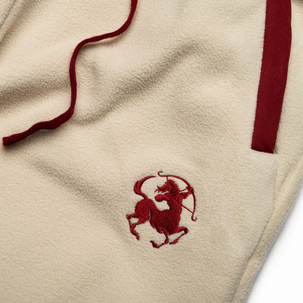 Sinclair Presidential Polar Fleece Sweatpants - Cream Noble Grace Luxury Touch