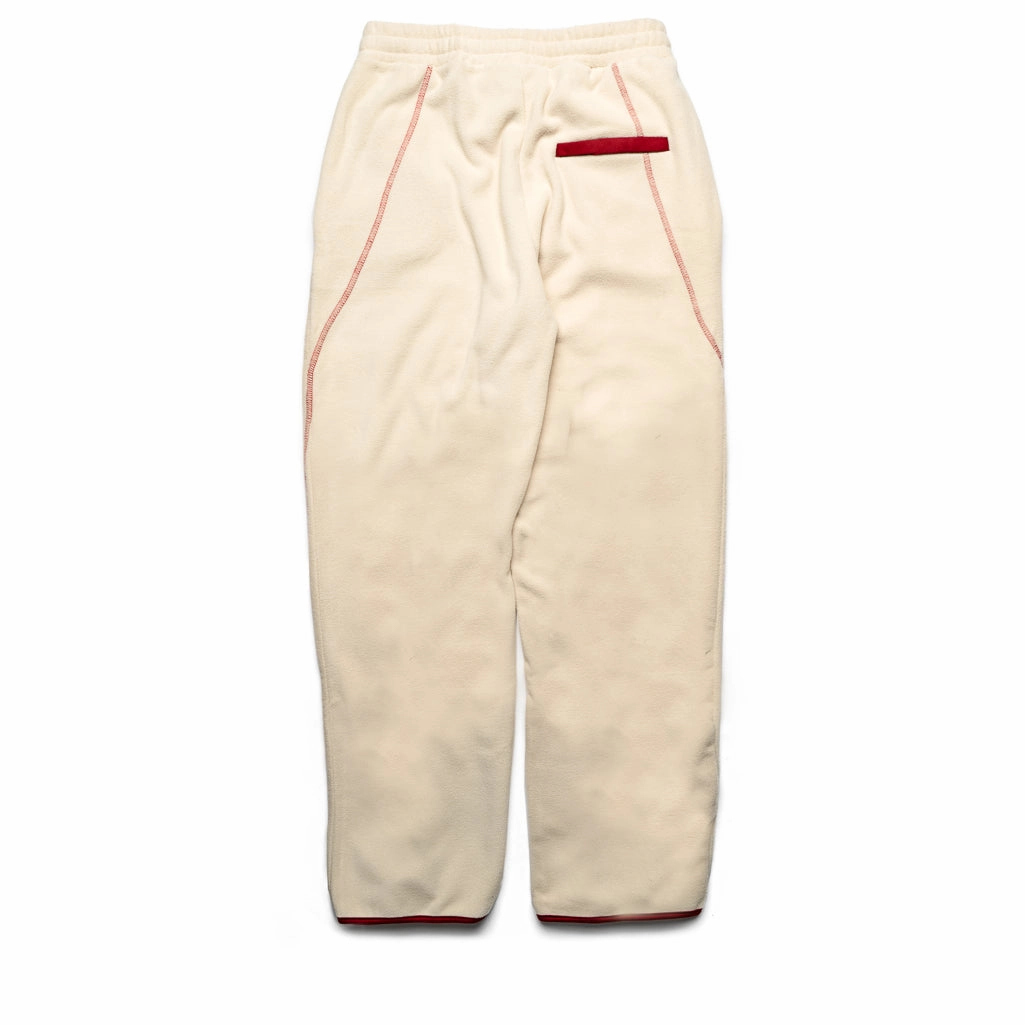 NonSlipGrip Plane Mood Sinclair Presidential Polar Fleece Sweatpants - Cream
