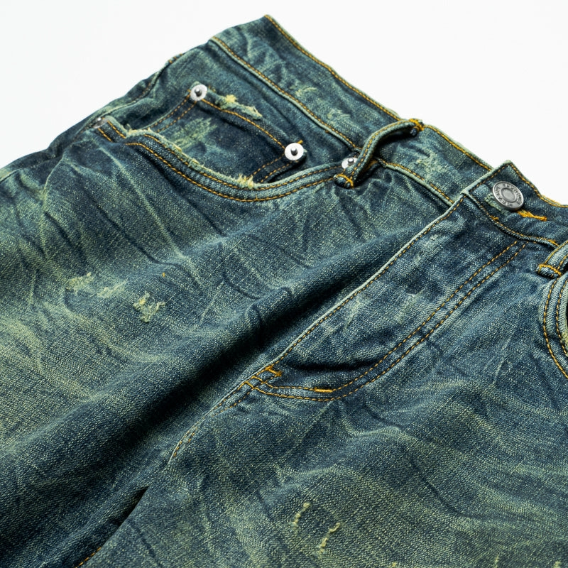 Purple Brand Dirty Patina Low Rise Skinny Jean - Dark Indigo Comfort sleepwear Slim Fit Jeans