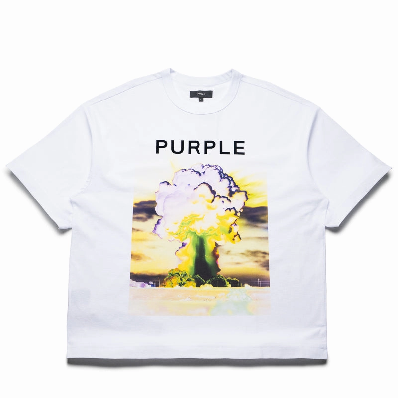 Purple Brand Force Majeure Tee - White Next Core