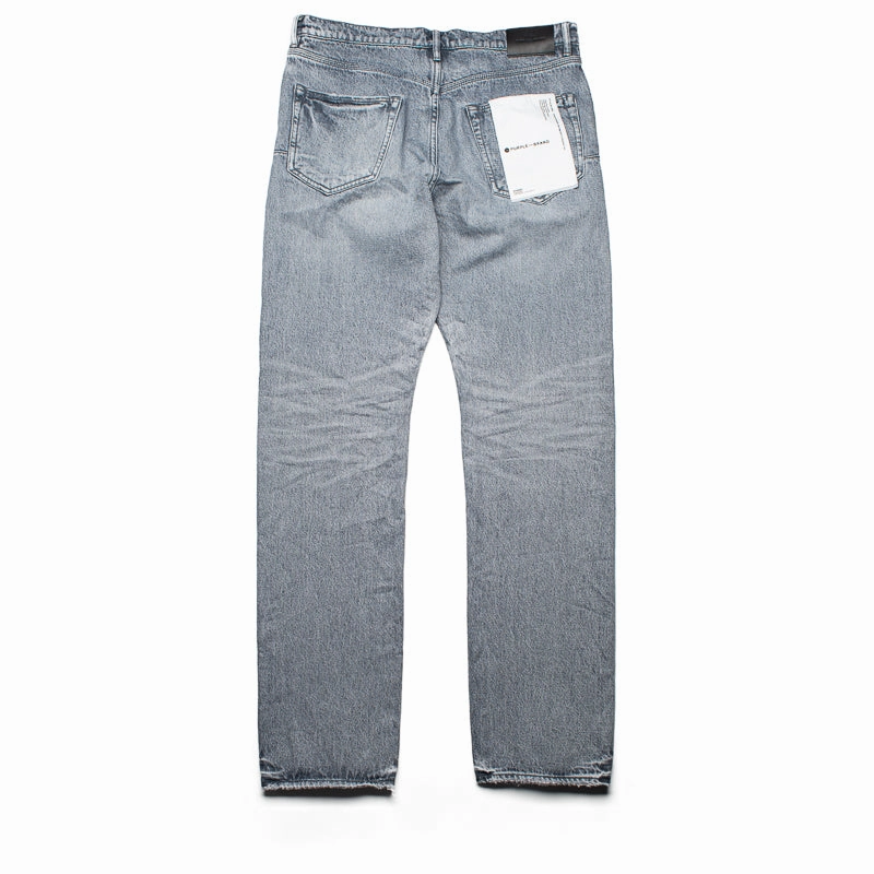 Purple Brand Mid Rise Slim Straight Faded New Jean - Slate Grey Morning Ease