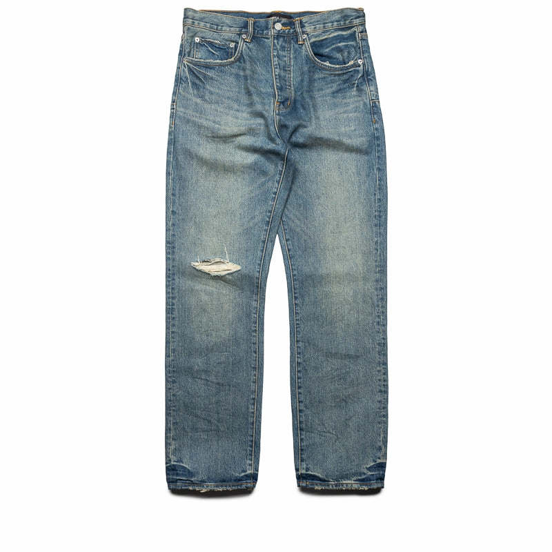 MoistureWicking AntimicrobialCoating Purple Brand Mid Rise Straight Leg Hadley Vintage Jean - Mid Indigo