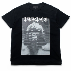 Purple Brand Mind Blown Tee - Black Leather Core