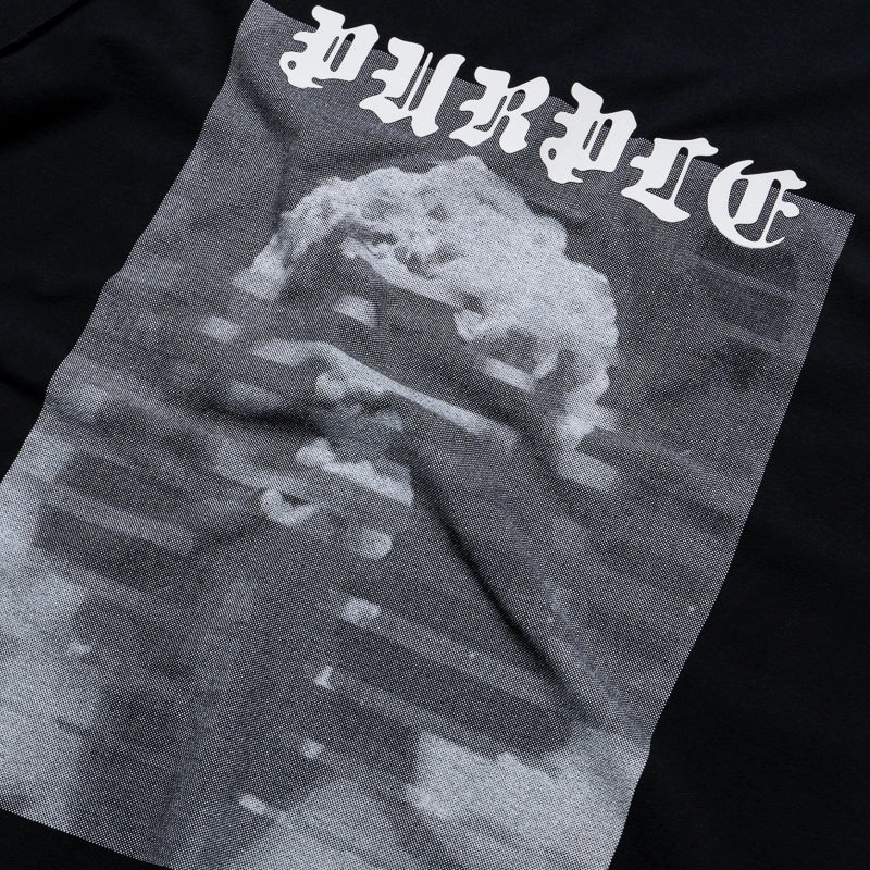 SmoothGripFastenings LightweightInsulation Purple Brand Mind Blown Tee - Black