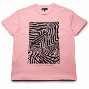 Purple Brand OP-Art Tee - Pink Reflective accents