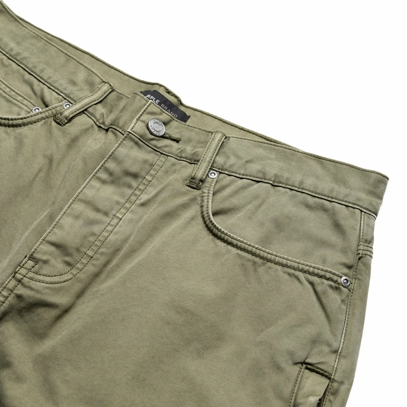 Formal Look Dream Feel Purple Brand Woven 7 Pocket Pants - Green