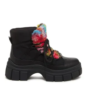Tiger Black Rainbow Platform Bootie Groom