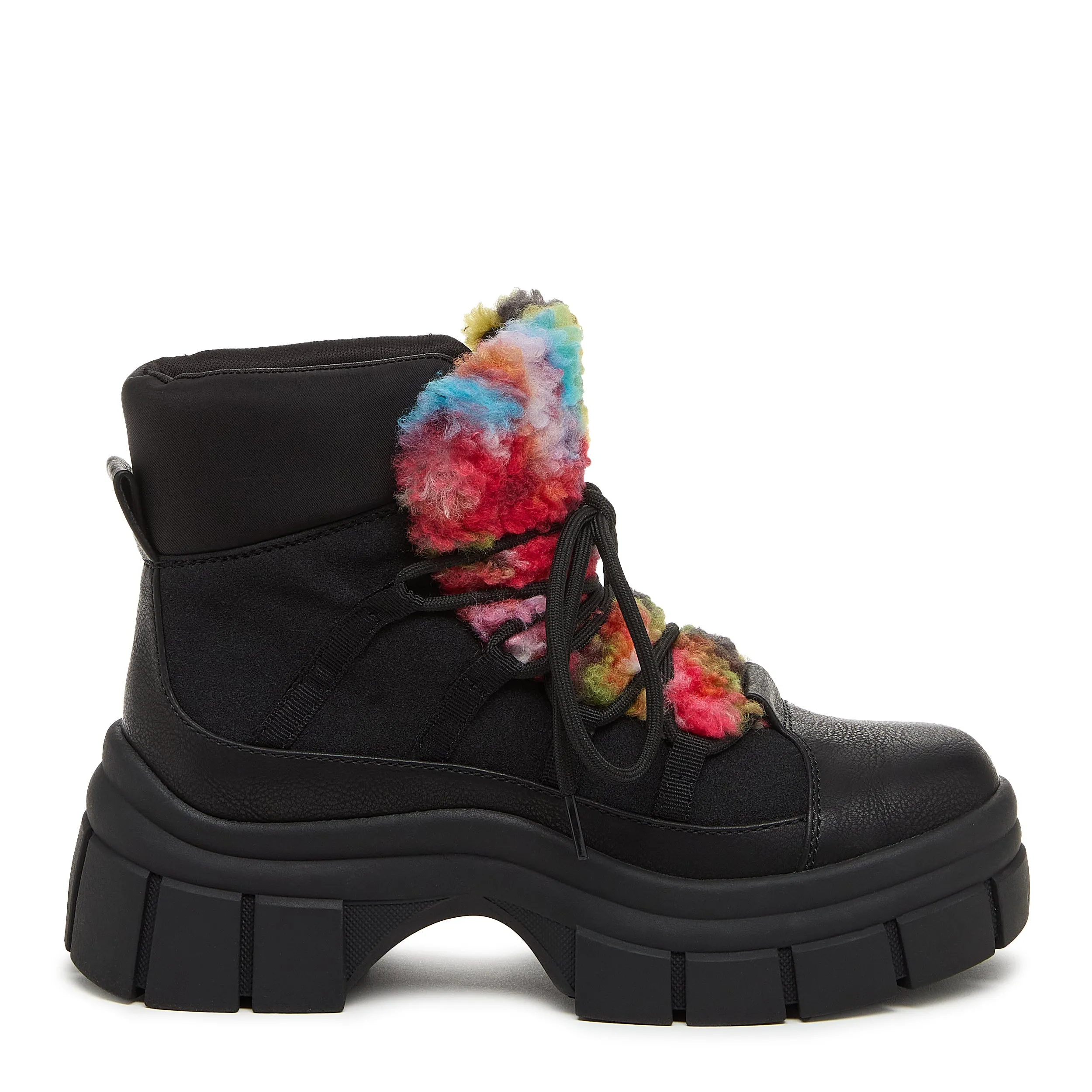 Tiger Black Rainbow Platform Bootie Groom